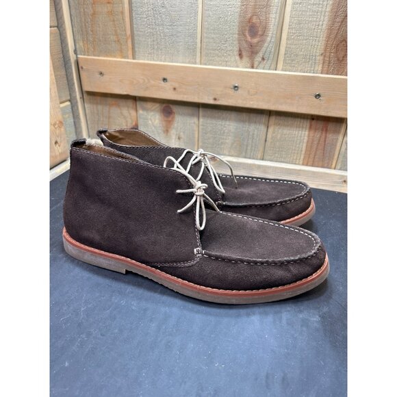 Joseph Abboud Mens Suede Chukka Boots Size 11D Brown NWOB - Picture 1 of 9
